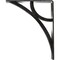 Ekena Millwork Galveston Wrought Iron Bracket, (Triple center brace), Antiqued Silver 2"W x 7 1/2"D x 10"H BKTM02X07X10TGLASV - alternate 7